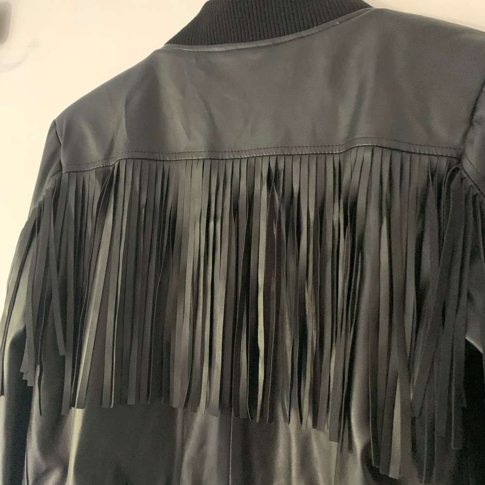 Unique Frilly Bomber Jacket